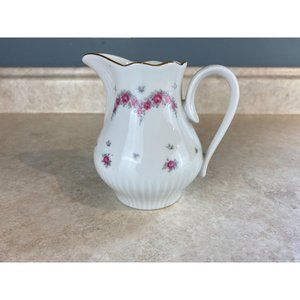 Vintage JLMenau Cabbage Roses Creamer , Made in GDR
